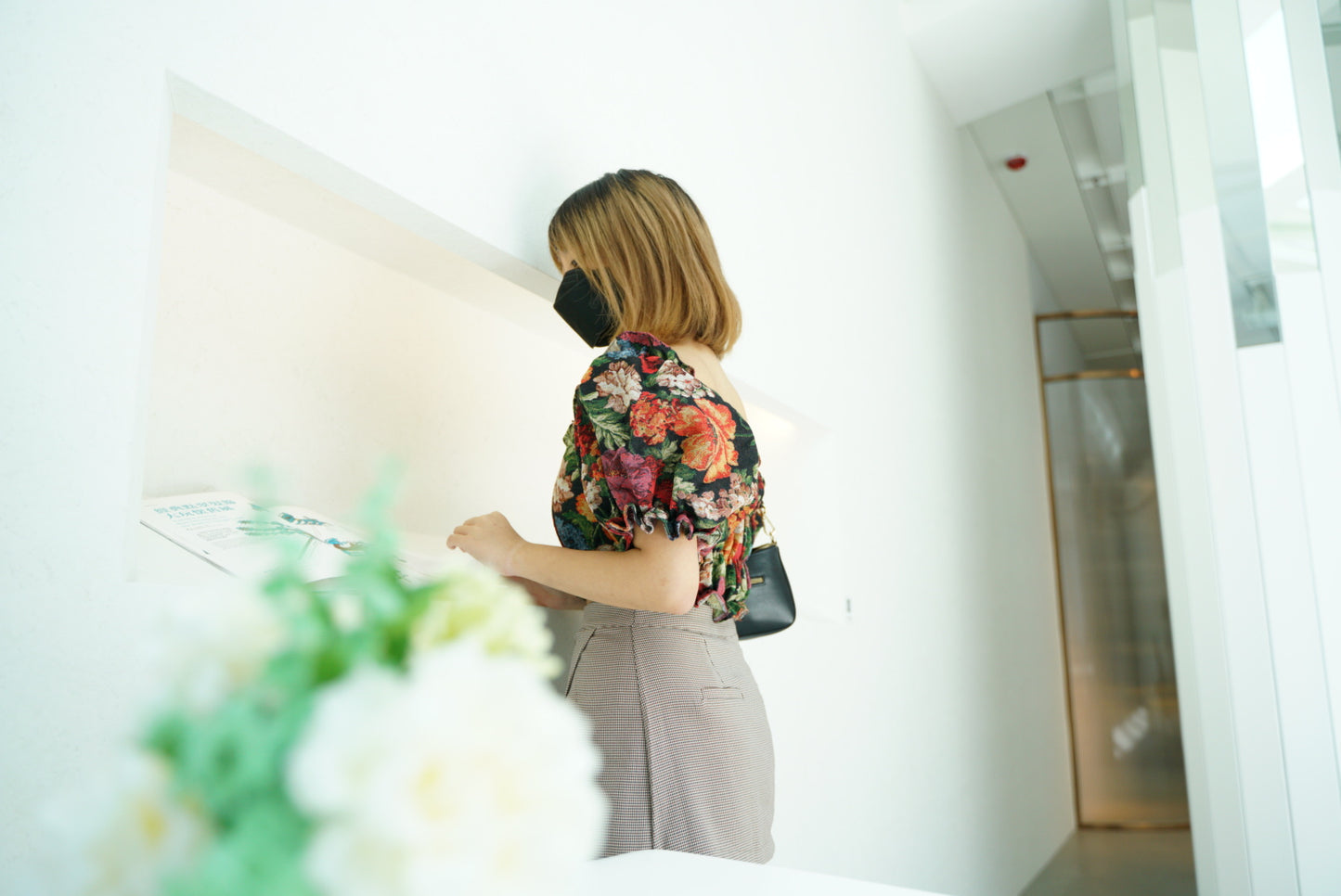 【Islet Homemade 1.0】 Floral 
 fabric vest*2 way