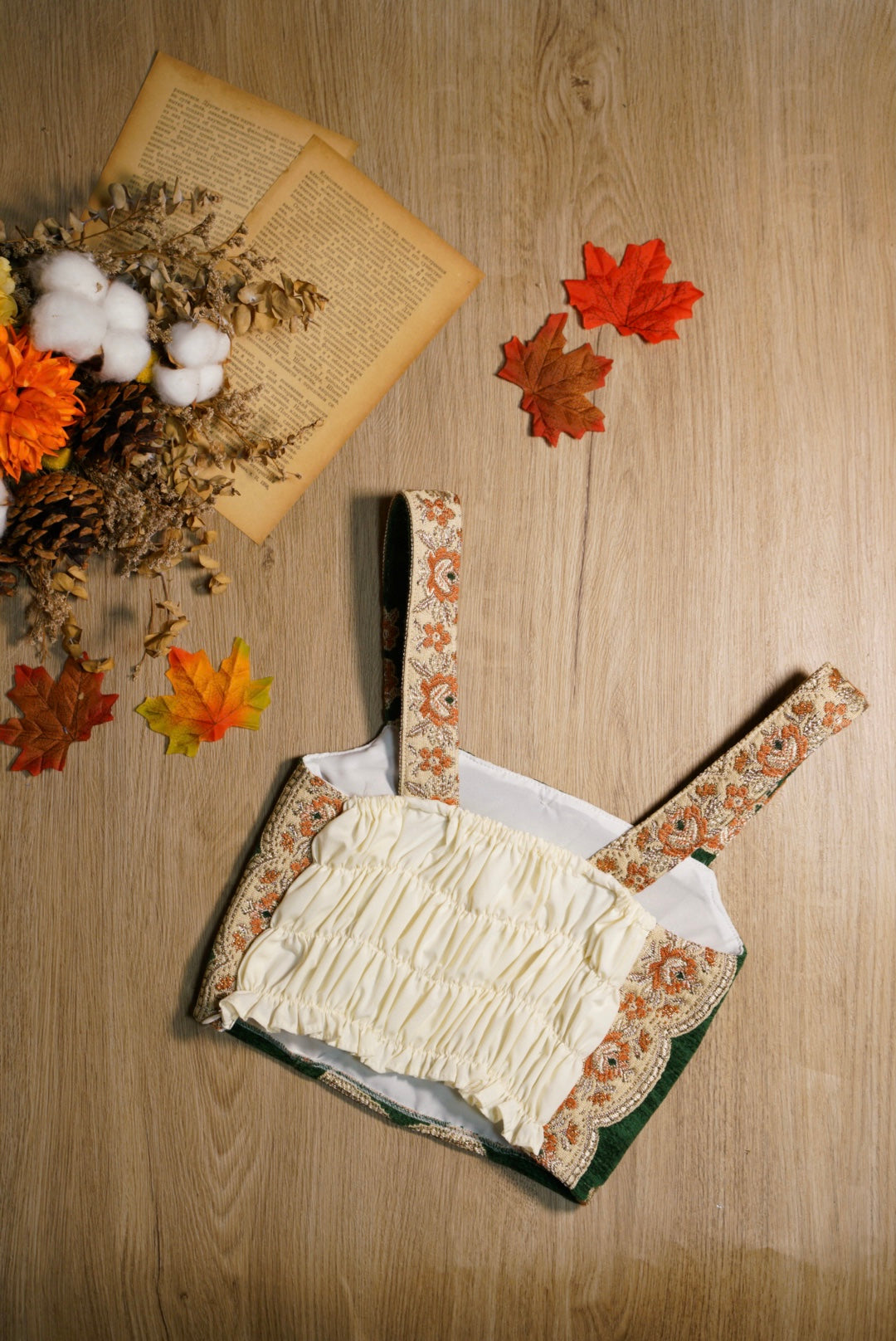 【islet homemade 1.0】Floral fabric vest*strap style