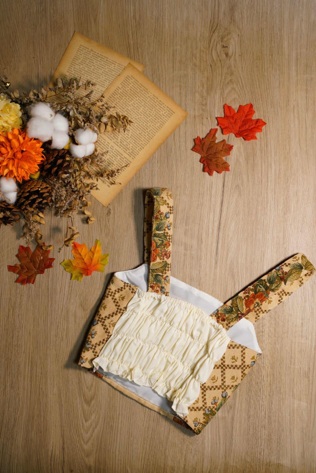 【islet homemade 1.0】Floral fabric vest*strap style