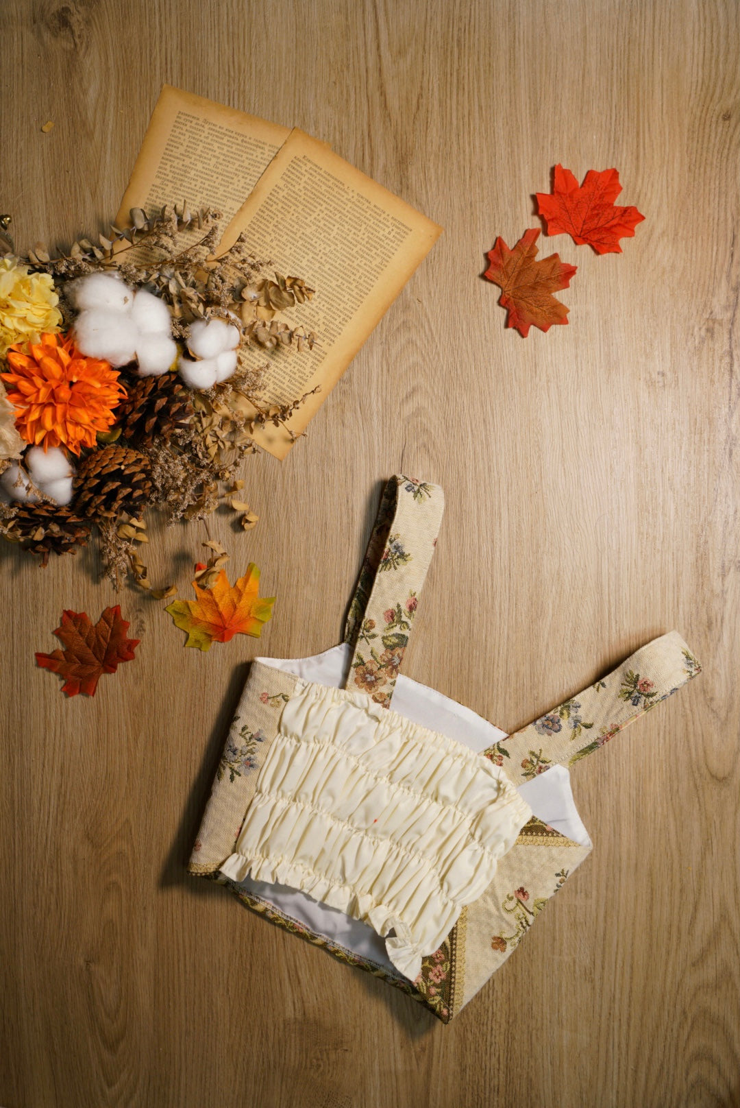 【islet homemade 1.0】Floral fabric vest*strap style