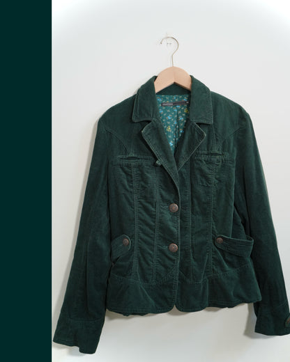 Castleton green vintage coat