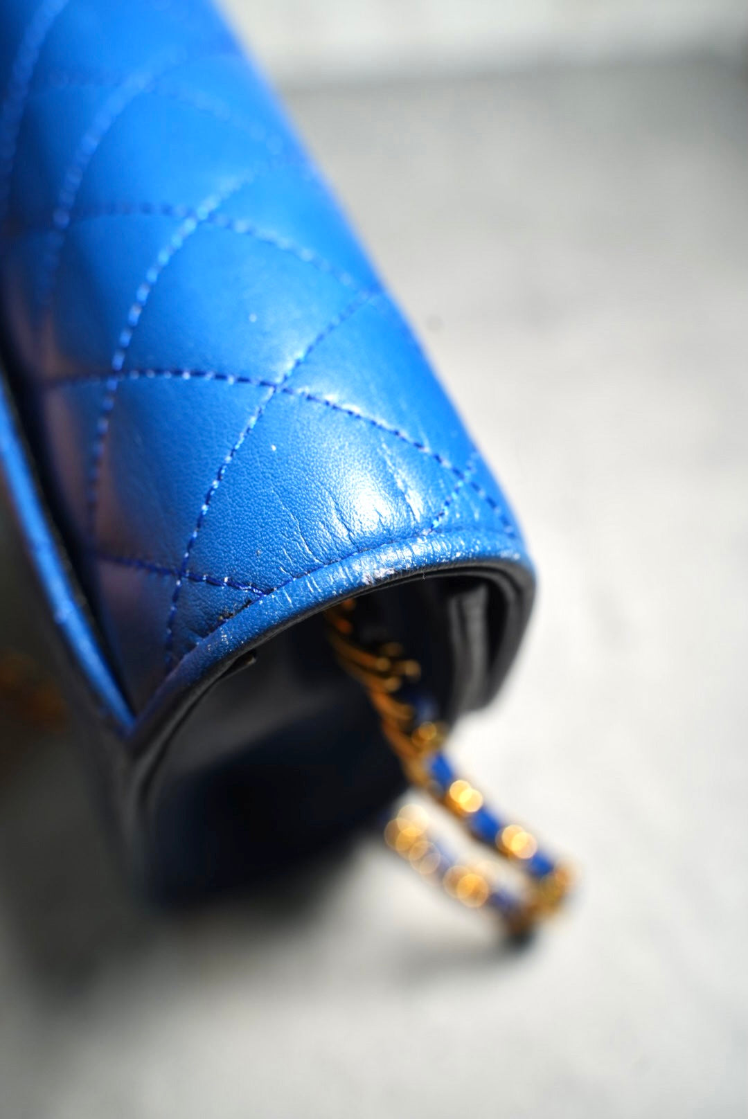 Japanese brand // Kimijima Royal Blue Mini Chain Bag