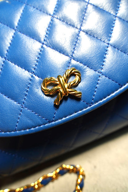 Japanese brand // Kimijima Royal Blue Mini Chain Bag