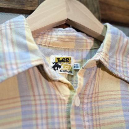 LEE // pastel color checkered shirt