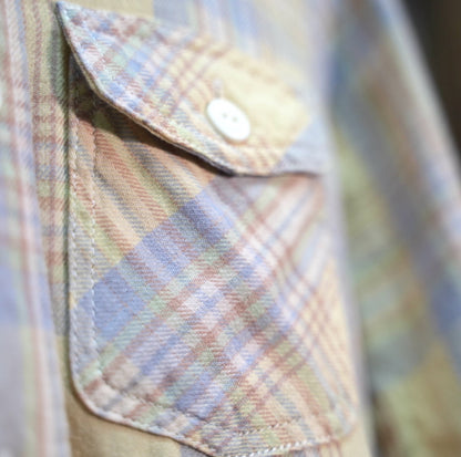 LEE // pastel color checkered shirt