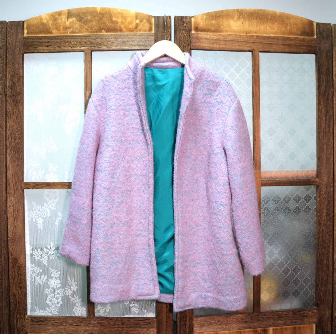 Light pink mixed color coat