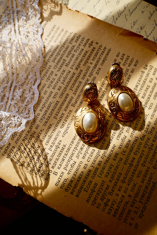 Vintage earrings/ ear clips 中古耳飾 #026