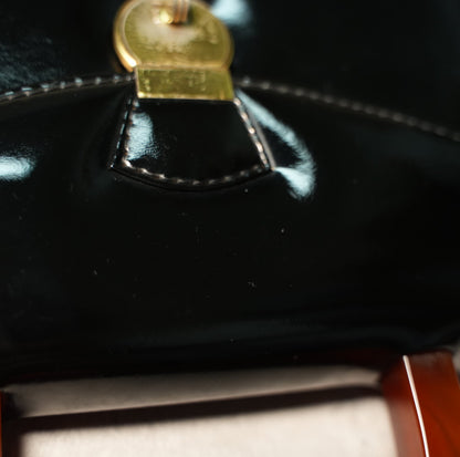 Non-branded // Tortoiseshell handle bag 