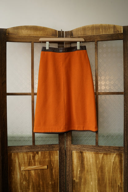 Orange skirt