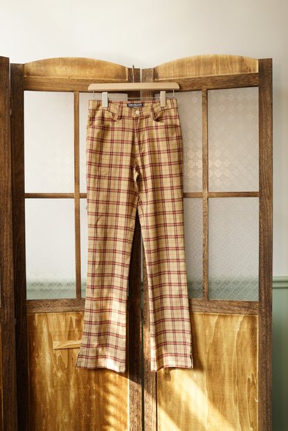 Apricot Checkered trousers