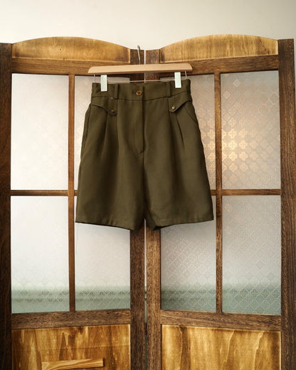 Olive green shorts