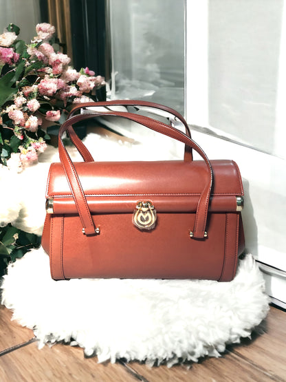 Italian Brand // Mila Schon (Reddish-Brown Handbag)