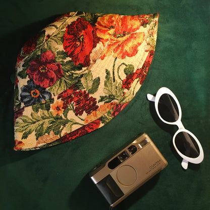 【islet homemade 1.0】Floral fabric fisherman hat